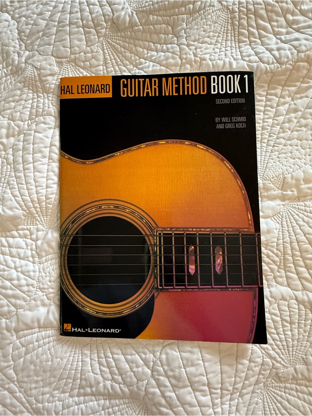 Hal Leonard Guitar Method Book 1 - Yellow/Orange Cover